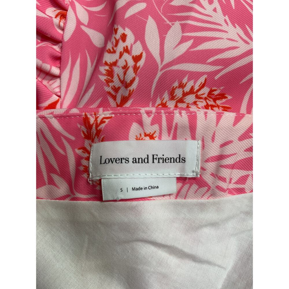 Lovers And Friends 'Seana' Pink Polyester Mini Dress Size S - Picture 4 of 5